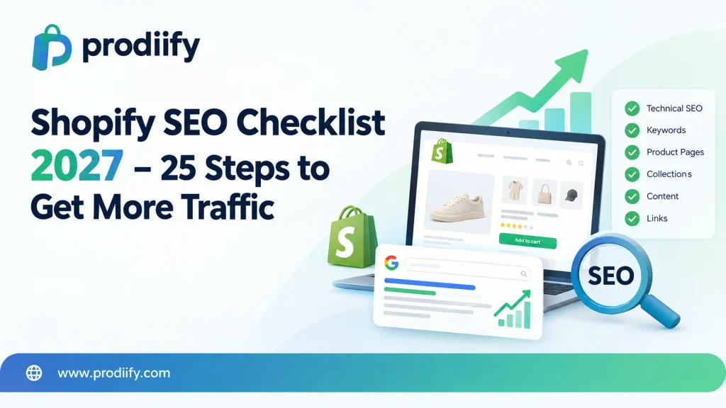 Shopify SEO Checklist 2027- 25 Steps to Get More Traffic